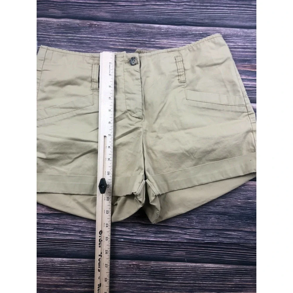 Theory Womens Size 8 Beige Tan Cargo Shorts Summer Spring Outdoors Preowned